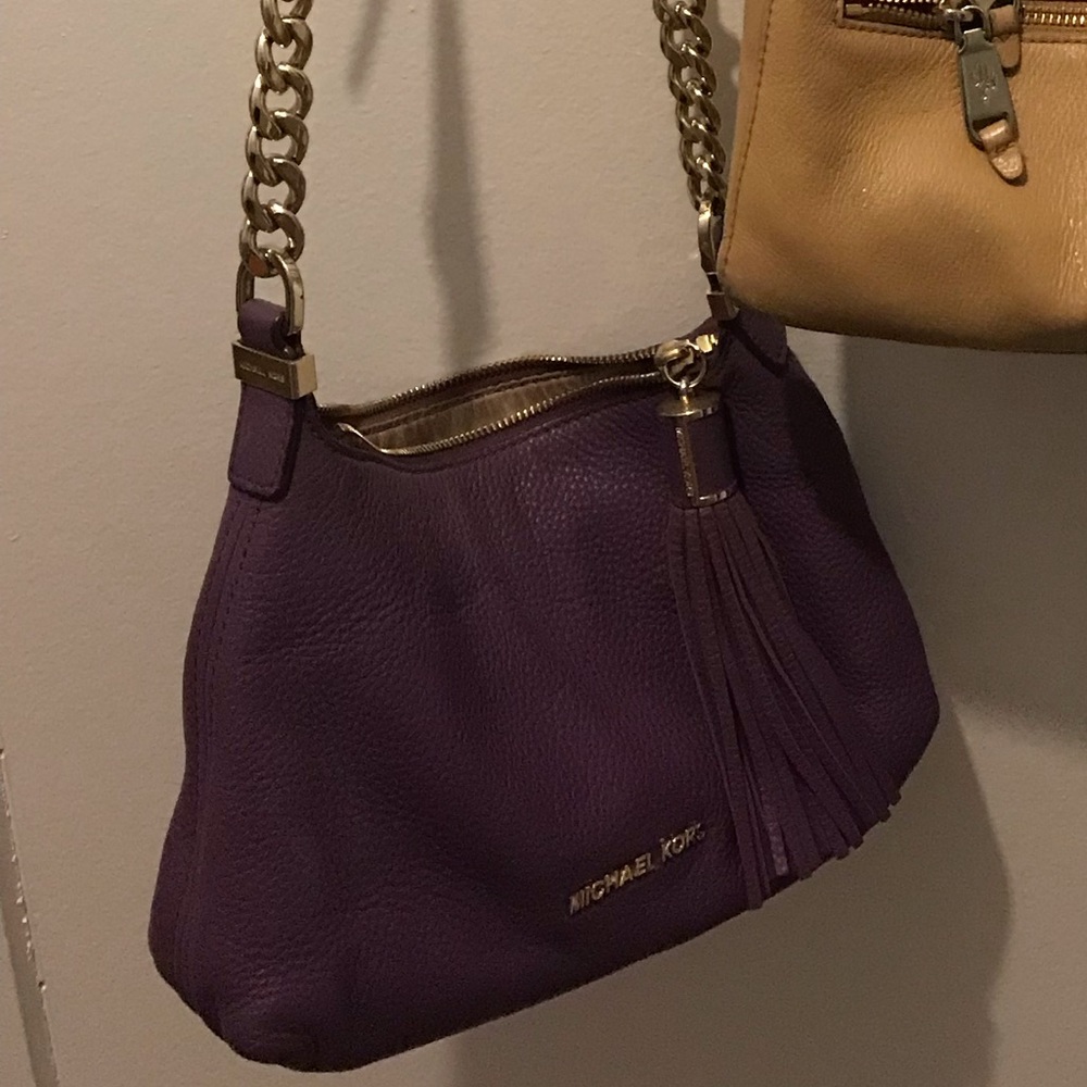 Michael Kors purse crossbody bag purple